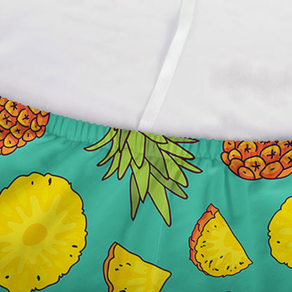 Tropical Pineapples Pattern Print Sofa Cover