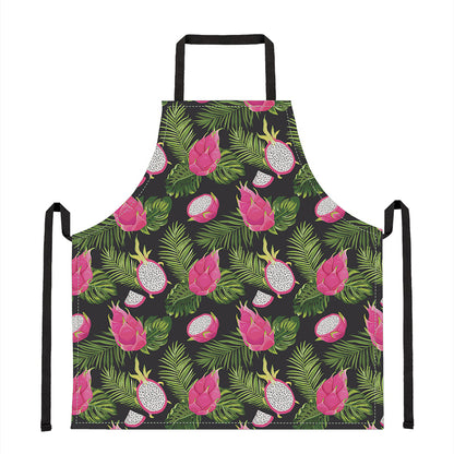 Tropical Pitaya Pattern Print Apron