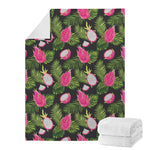 Tropical Pitaya Pattern Print Blanket