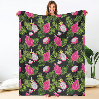 Tropical Pitaya Pattern Print Blanket