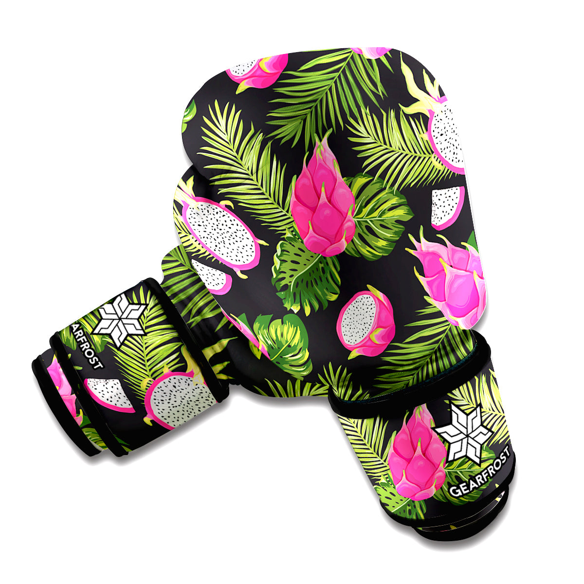 Tropical Pitaya Pattern Print Boxing Gloves