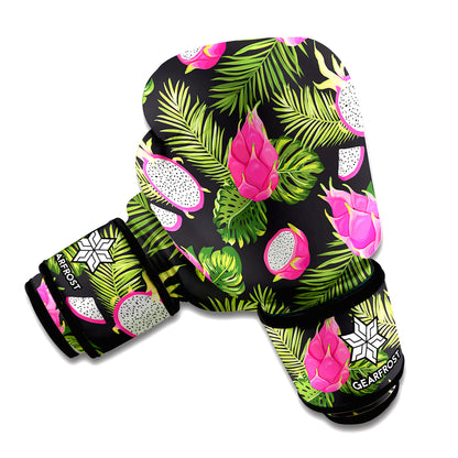 Tropical Pitaya Pattern Print Boxing Gloves