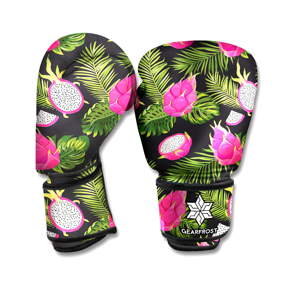 Tropical Pitaya Pattern Print Boxing Gloves