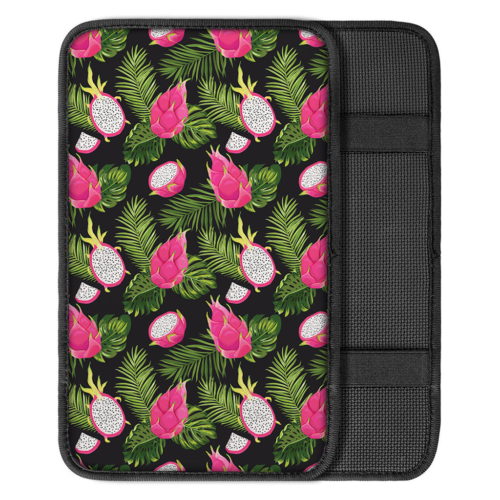 Tropical Pitaya Pattern Print Car Center Console Cover