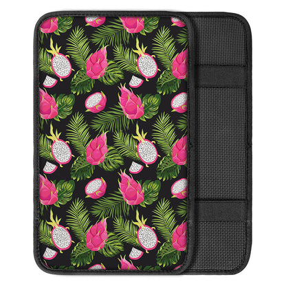 Tropical Pitaya Pattern Print Car Center Console Cover