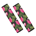 Tropical Pitaya Pattern Print Car Seat Belt Covers
