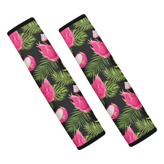 Tropical Pitaya Pattern Print Car Seat Belt Covers