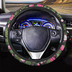 Tropical Pitaya Pattern Print Car Steering Wheel Cover
