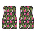 Tropical Pitaya Pattern Print Front Car Floor Mats