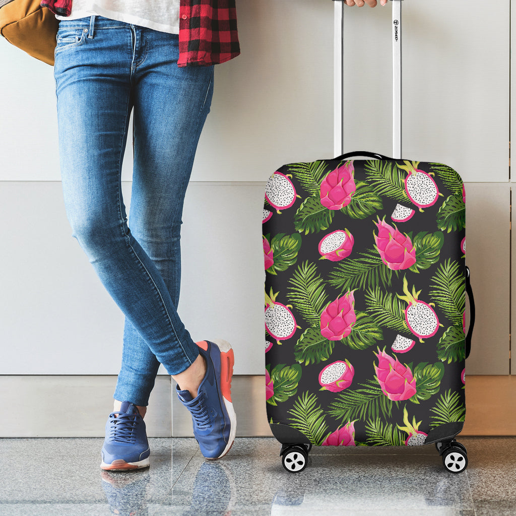 Tropical Pitaya Pattern Print Luggage Cover
