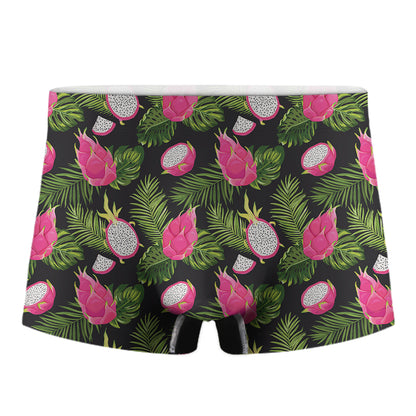 Tropical Pitaya Pattern Print Men's Boxer Briefs