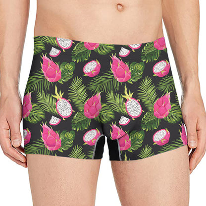 Tropical Pitaya Pattern Print Men's Boxer Briefs