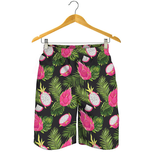 Tropical Pitaya Pattern Print Men's Shorts