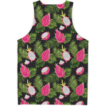 Tropical Pitaya Pattern Print Men's Tank Top