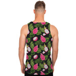 Tropical Pitaya Pattern Print Men's Tank Top
