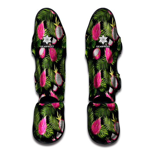 Tropical Pitaya Pattern Print Muay Thai Shin Guard