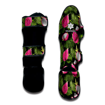 Tropical Pitaya Pattern Print Muay Thai Shin Guard