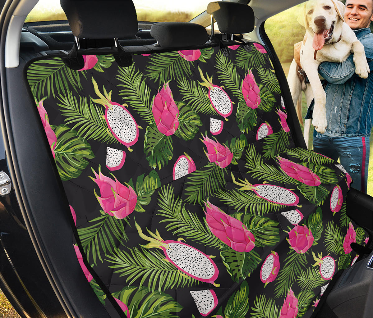 Tropical Pitaya Pattern Print Pet Car Back Seat Cover