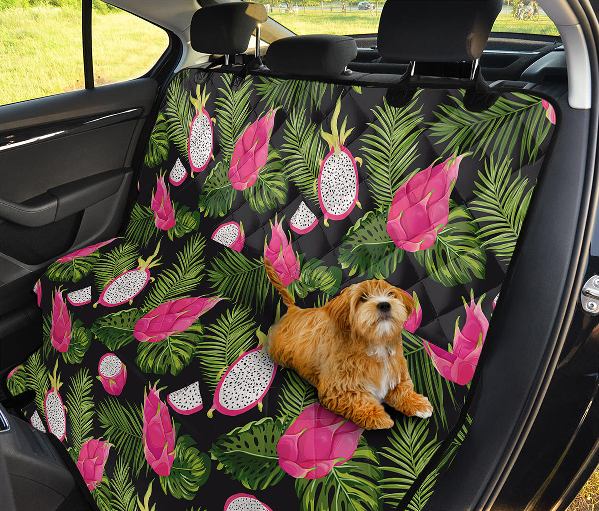 Tropical Pitaya Pattern Print Pet Car Back Seat Cover