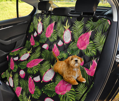 Tropical Pitaya Pattern Print Pet Car Back Seat Cover