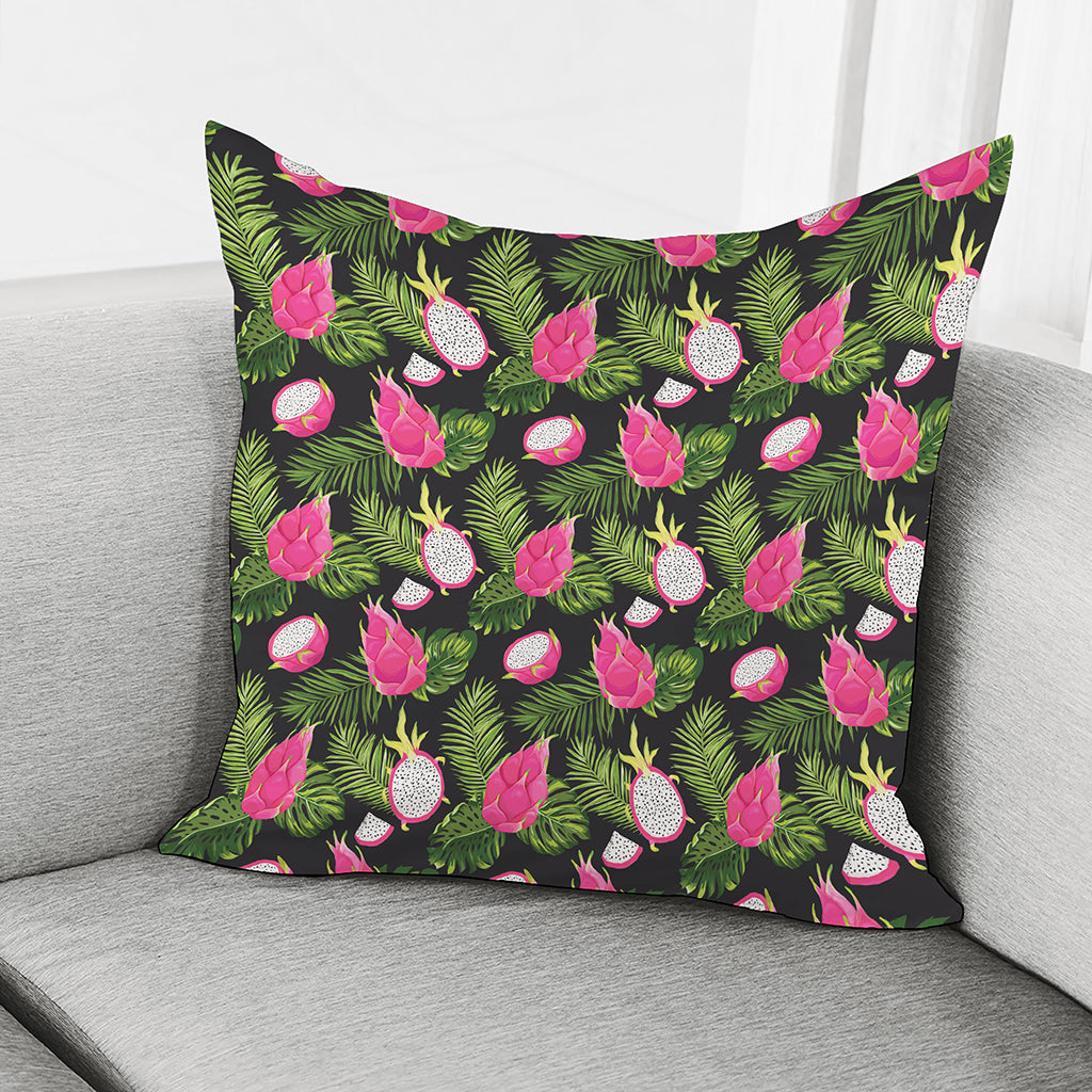 Tropical Pitaya Pattern Print Pillow Cover