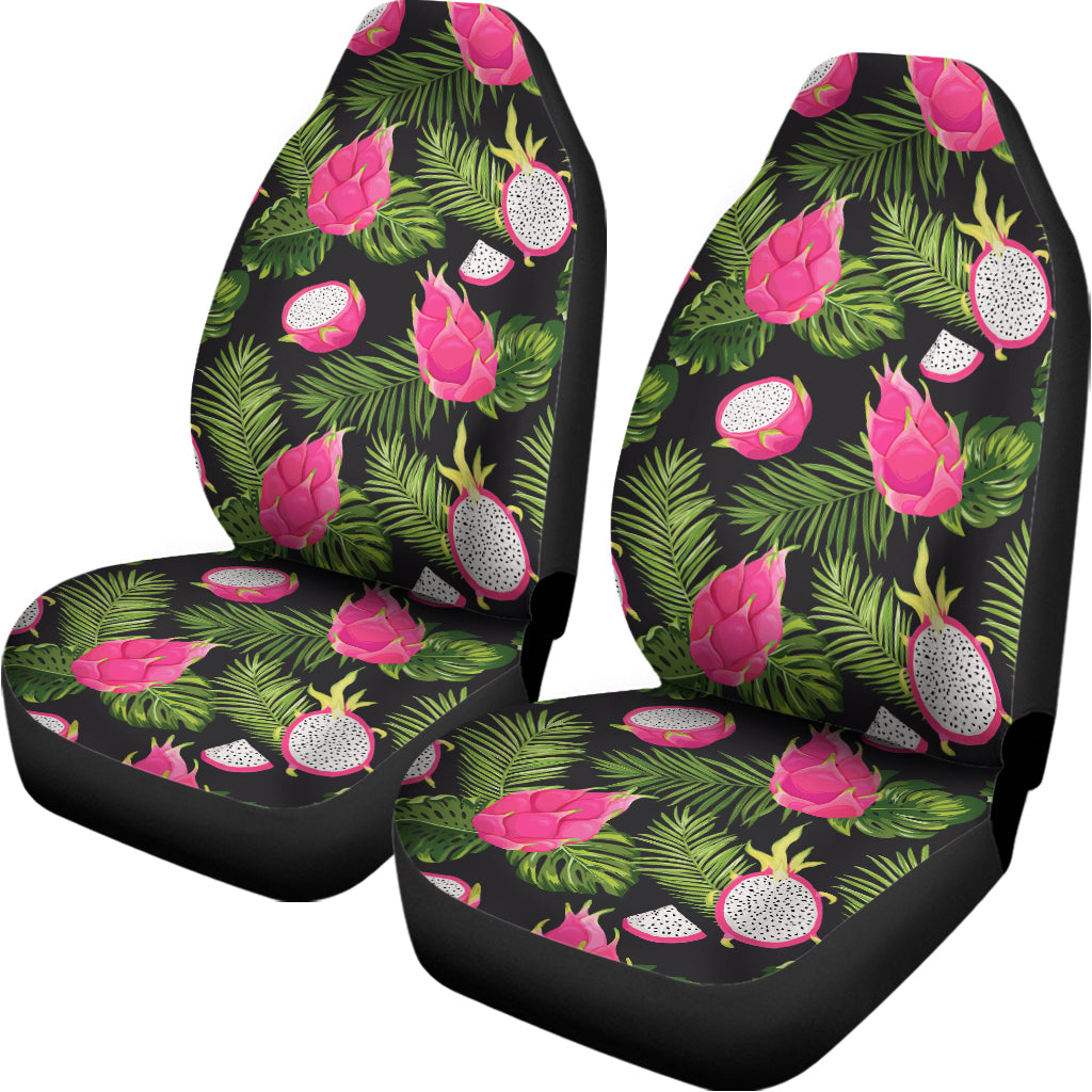 Tropical Pitaya Pattern Print Universal Fit Car Seat Covers