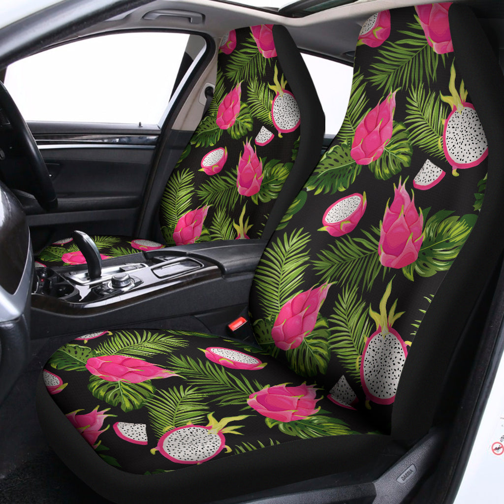 Tropical Pitaya Pattern Print Universal Fit Car Seat Covers