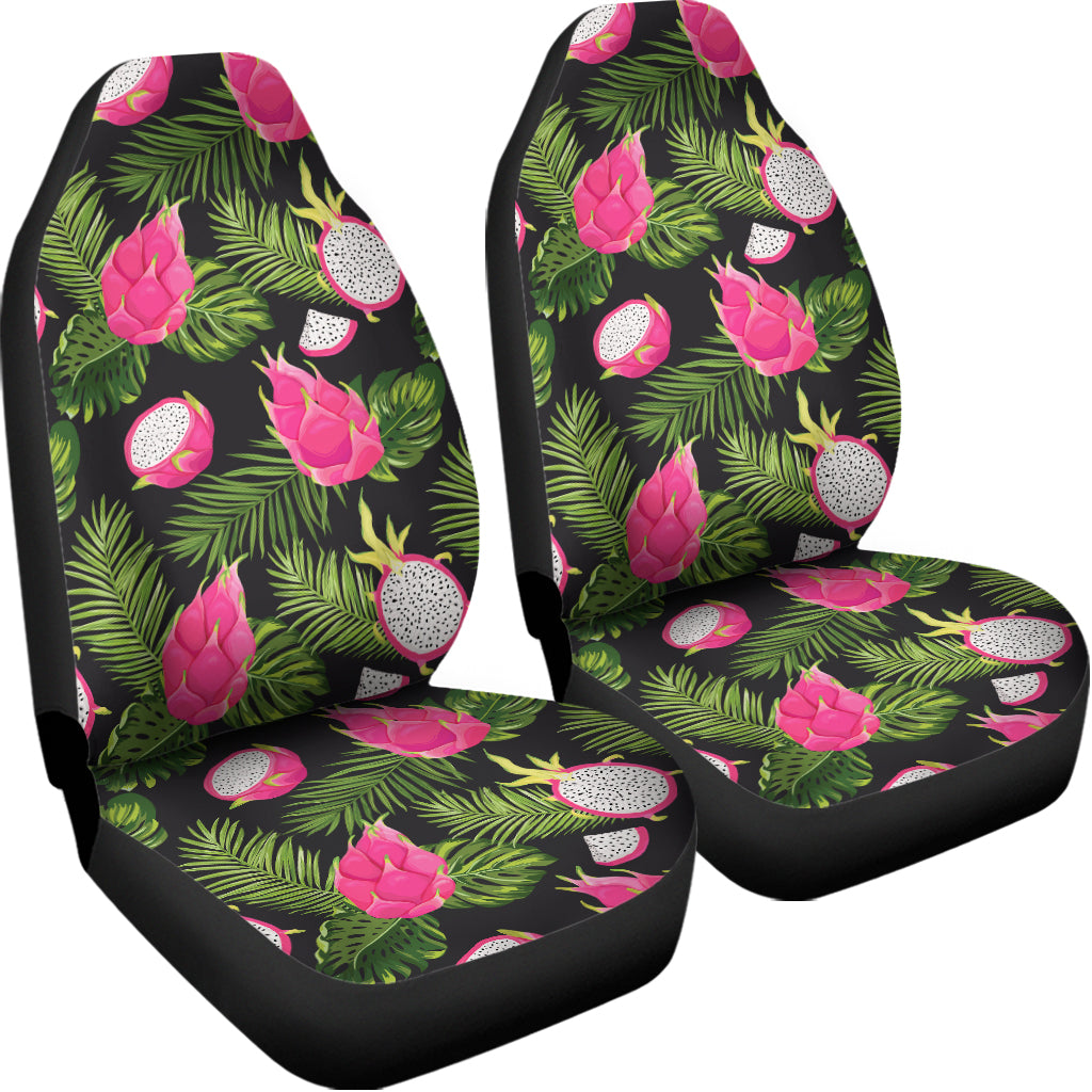 Tropical Pitaya Pattern Print Universal Fit Car Seat Covers