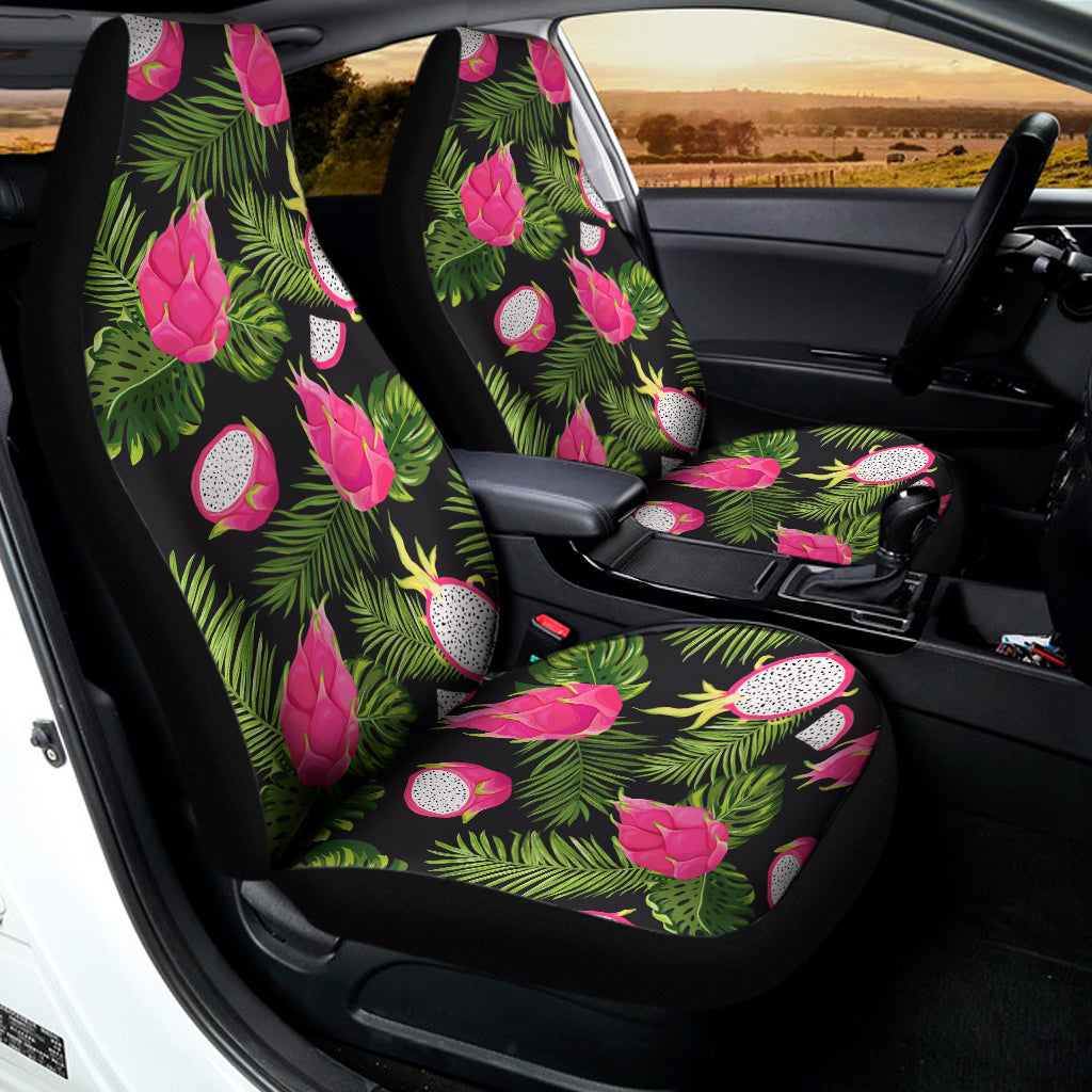 Tropical Pitaya Pattern Print Universal Fit Car Seat Covers