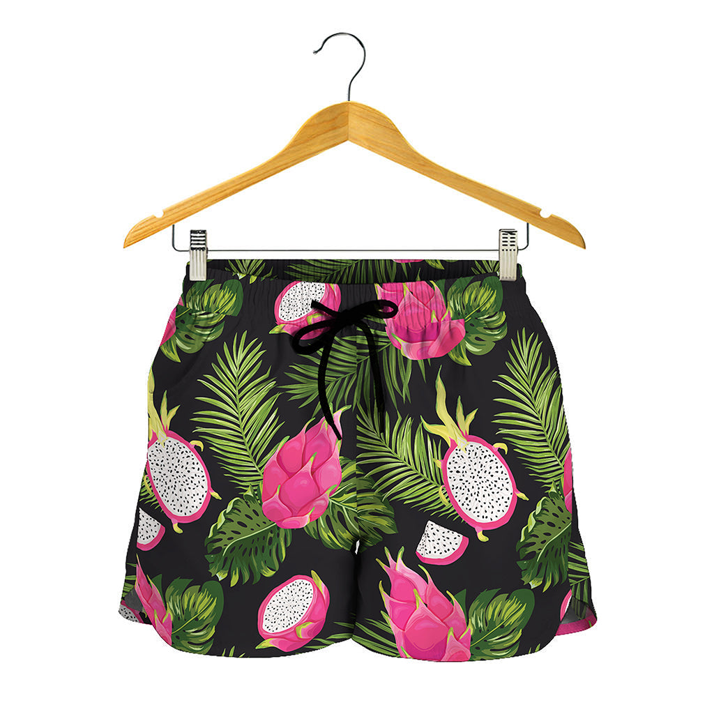 Tropical Pitaya Pattern Print Women's Shorts