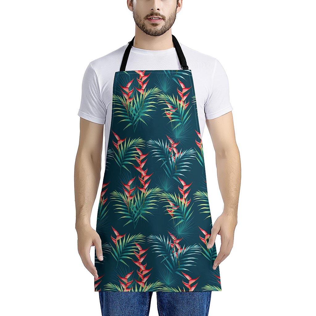 Tropical Plants Hawaii Pattern Print Apron