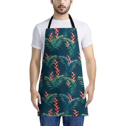 Tropical Plants Hawaii Pattern Print Apron