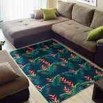 Tropical Plants Hawaii Pattern Print Area Rug GearFrost
