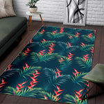 Tropical Plants Hawaii Pattern Print Area Rug GearFrost