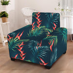 Tropical Plants Hawaii Pattern Print Armchair Slipcover