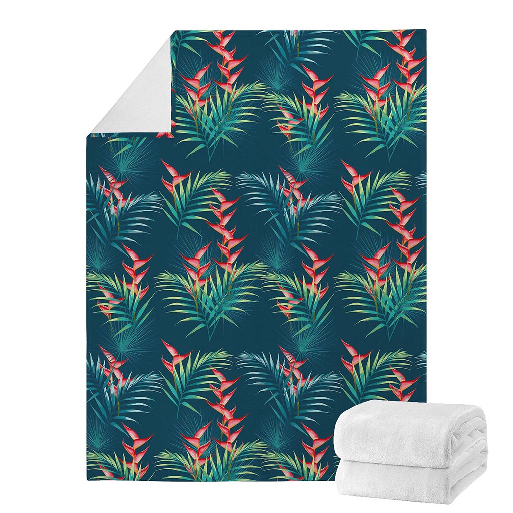 Tropical Plants Hawaii Pattern Print Blanket