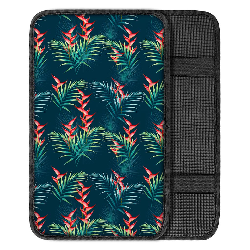 Tropical Plants Hawaii Pattern Print Car Center Console Cover