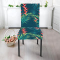 Tropical Plants Hawaii Pattern Print Dining Chair Slipcover
