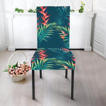 Tropical Plants Hawaii Pattern Print Dining Chair Slipcover