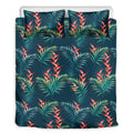Tropical Plants Hawaii Pattern Print Duvet Cover Bedding Set