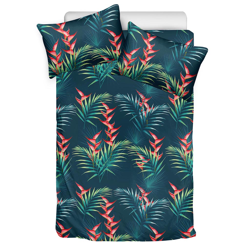 Tropical Plants Hawaii Pattern Print Duvet Cover Bedding Set