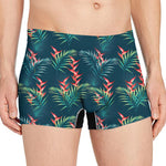 Tropical Plants Hawaii Pattern Print Men's Boxer Briefs