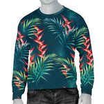 Tropical Plants Hawaii Pattern Print Men's Crewneck Sweatshirt GearFrost