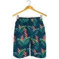 Tropical Plants Hawaii Pattern Print Men's Shorts