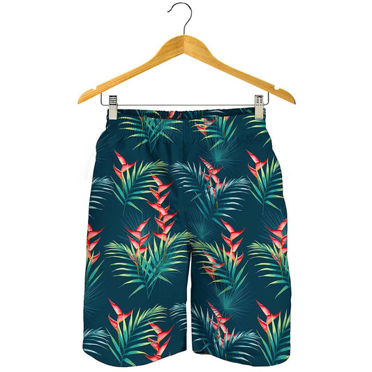 Tropical Plants Hawaii Pattern Print Men's Shorts