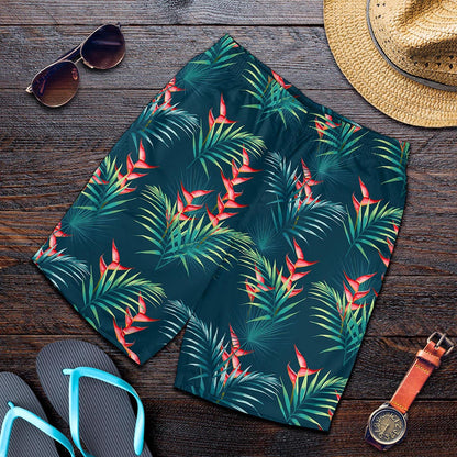 Tropical Plants Hawaii Pattern Print Men's Shorts