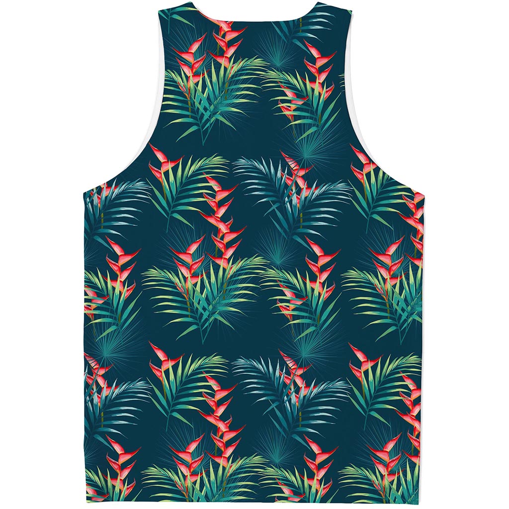 Tropical Plants Hawaii Pattern Print Men's Tank Top