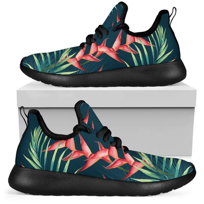 Tropical Plants Hawaii Pattern Print Mesh Knit Shoes GearFrost