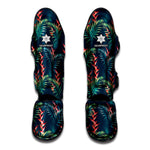 Tropical Plants Hawaii Pattern Print Muay Thai Shin Guard
