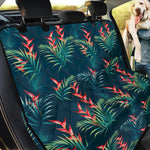 Tropical Plants Hawaii Pattern Print Pet Car Back Seat Cover